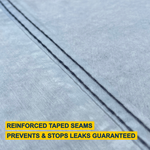 Seal Skin Supreme blue car cover, reinforced taped seams prevents and stops leaks guaranteed