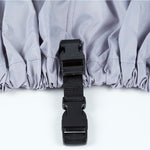 close up picture of car cover soft fleece interior