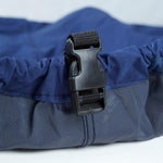 close up picture of boat cover trailering buckles