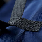 Seal Skin Supreme navy blue boat cover with trailering hoop with straps