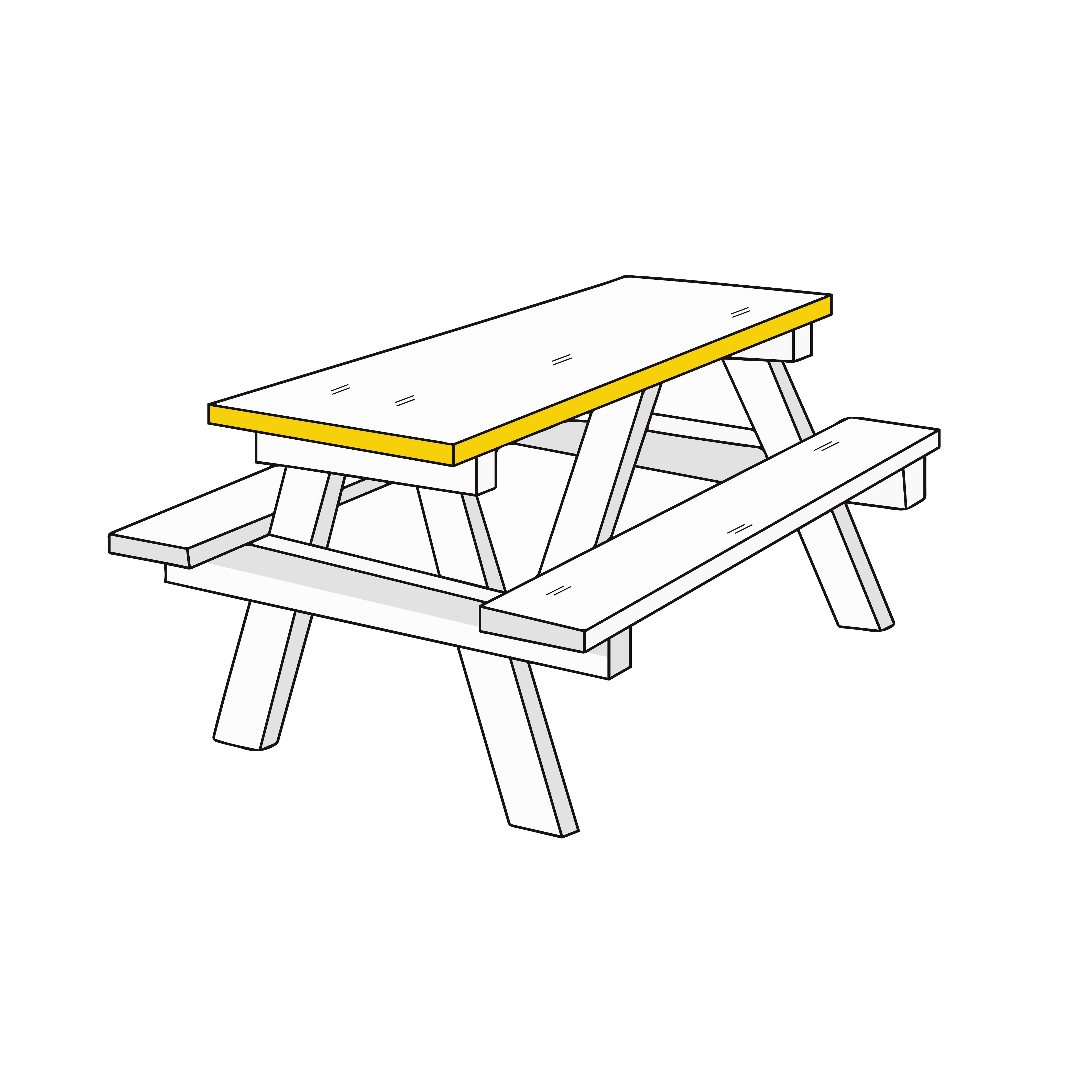 Custom Picnic Table Cover Model 1