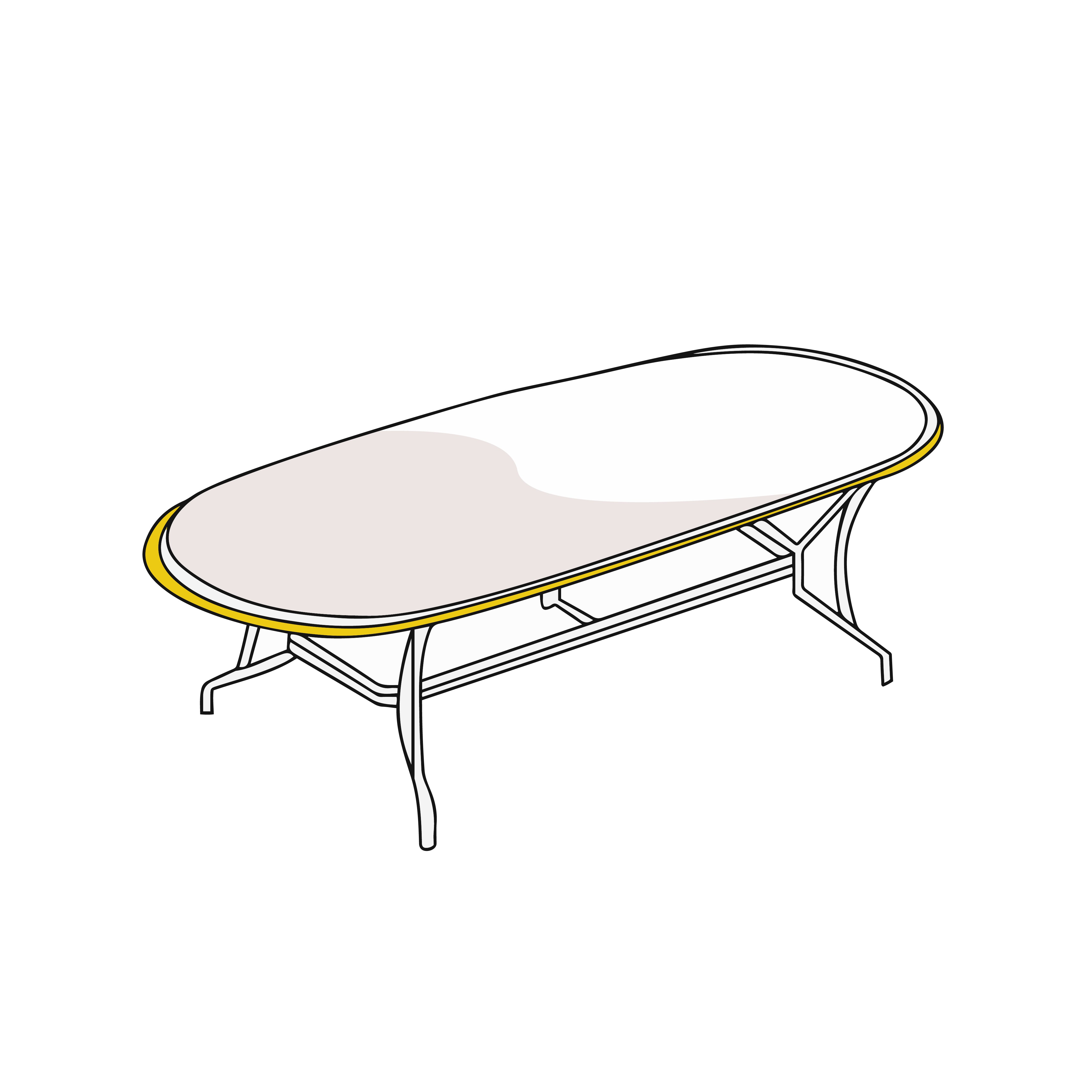 Custom Rectangle Table Cover Model 3