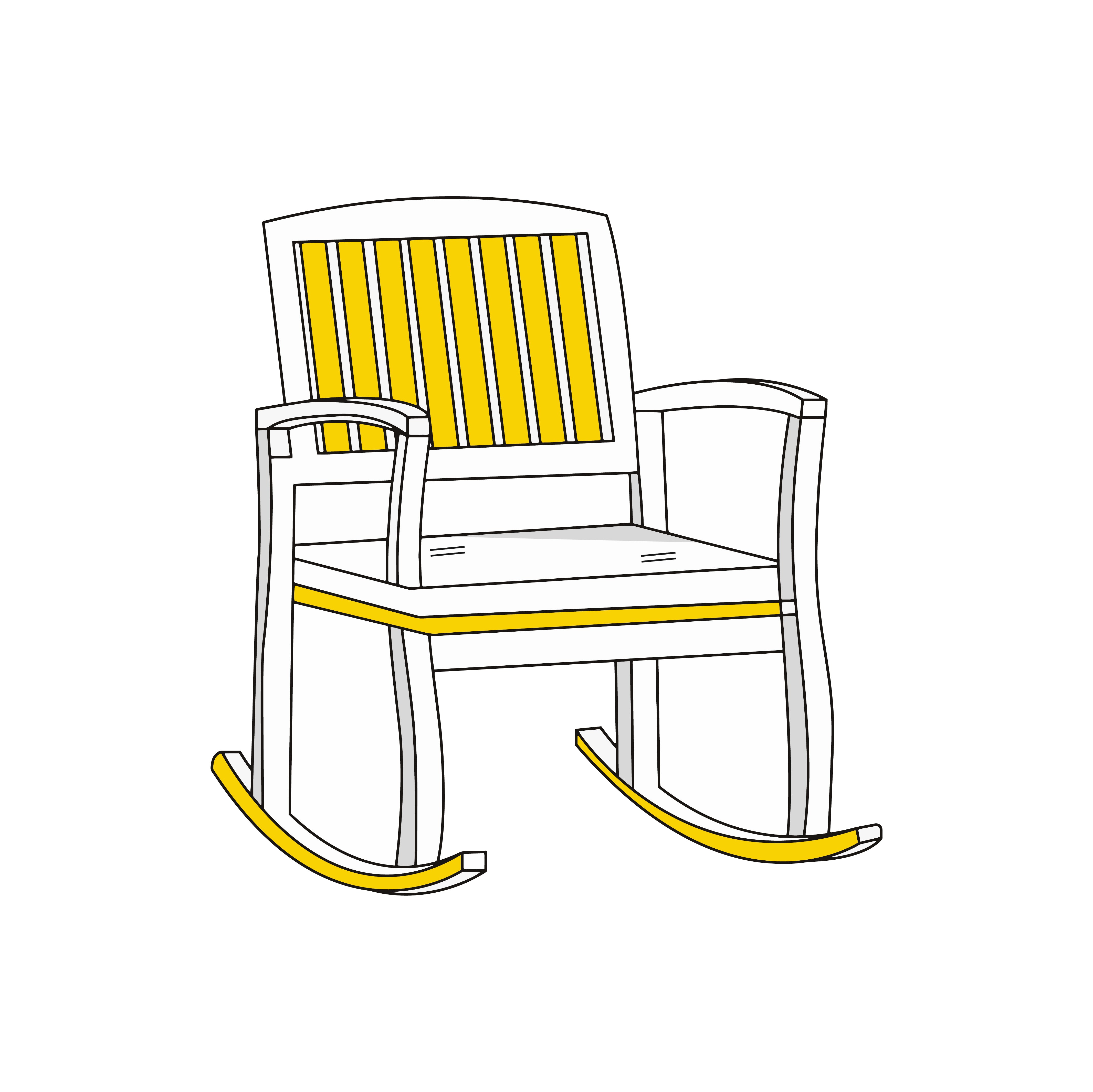 Rocking Chair Covers Seal Skin Covers