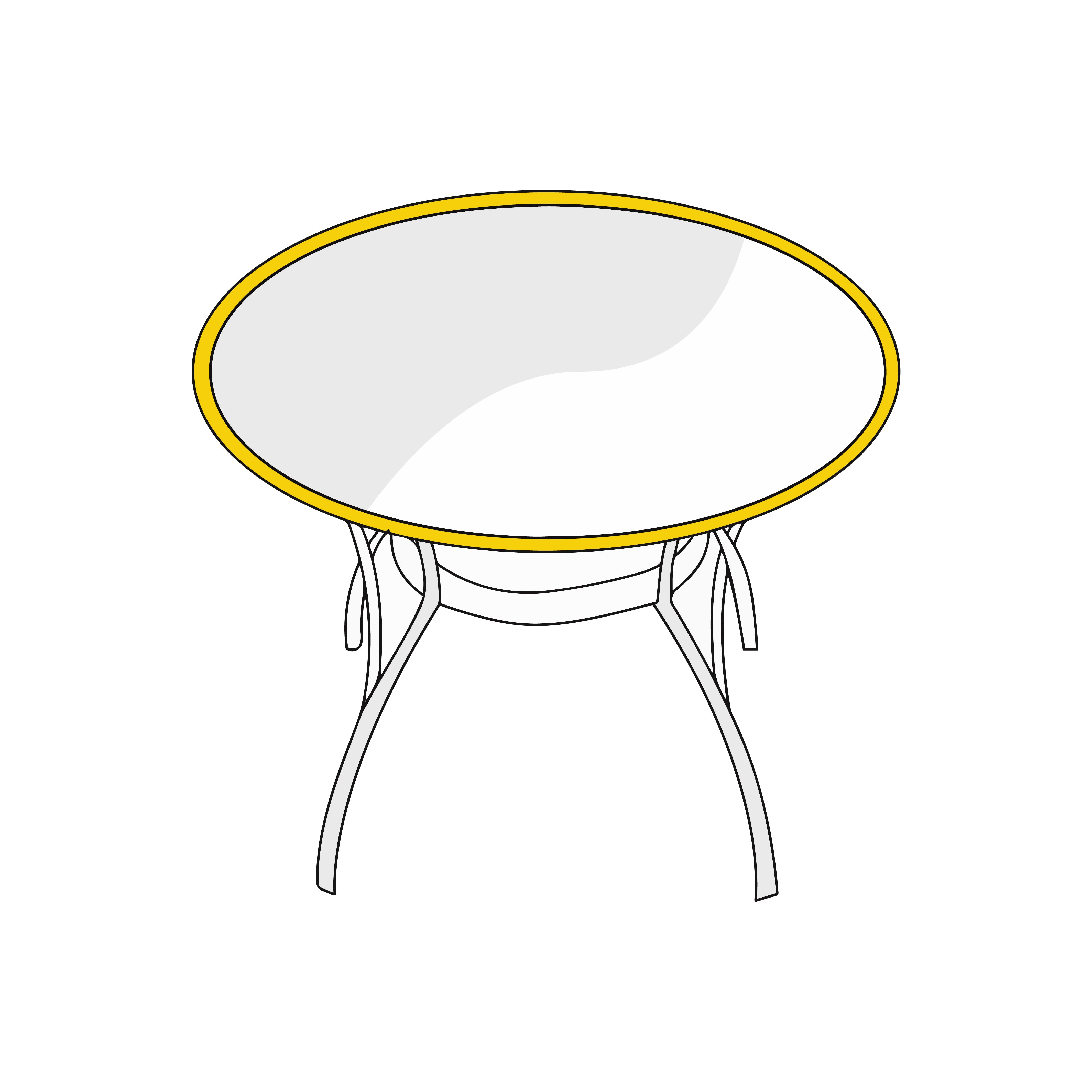 Custom Round Table Cover Model 2