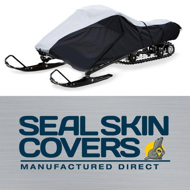 Seal Skin snowmobile cover on demo snowmobile